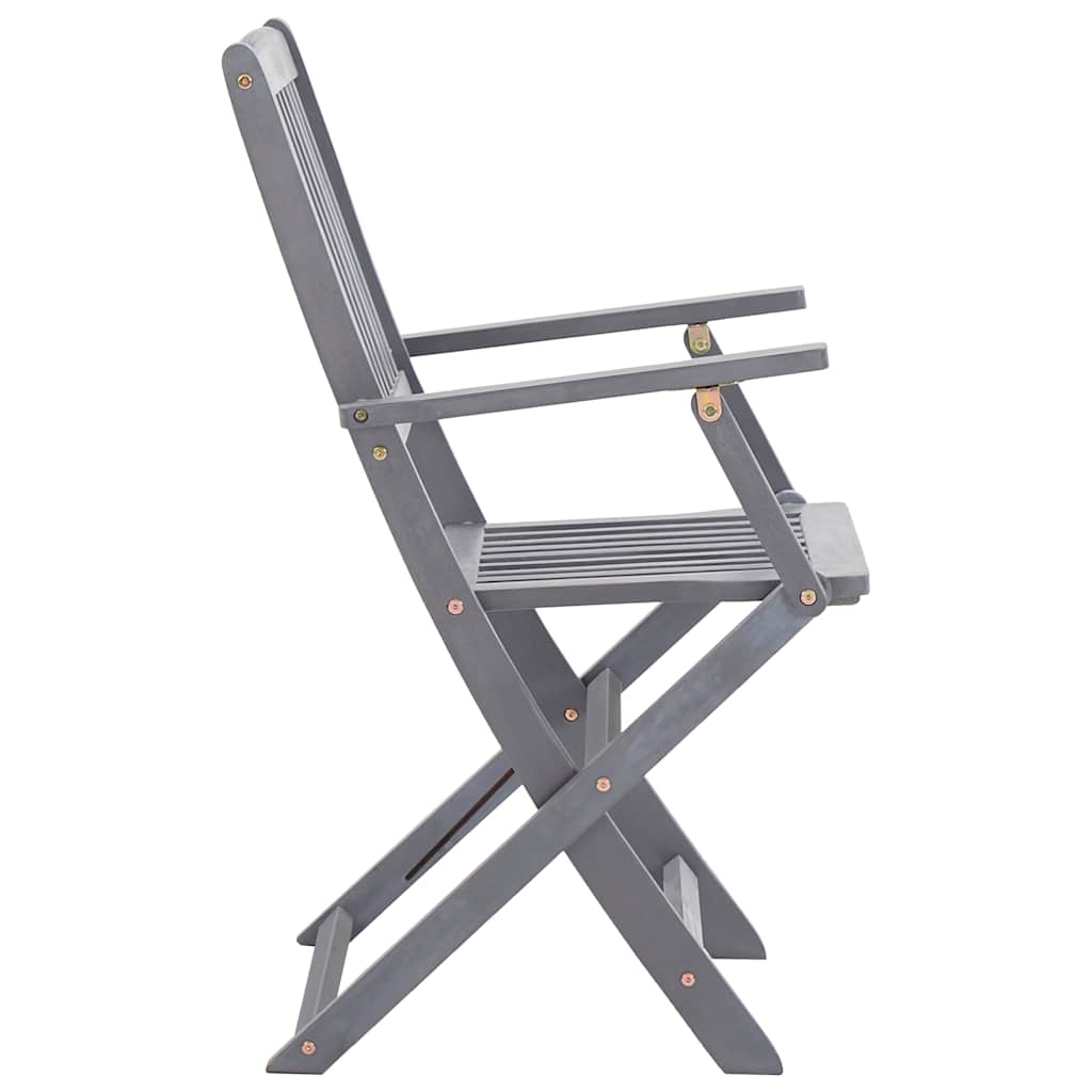 Tuinstoelen 6 st inklapbaar met kussens massief acaciahout is nu te koop bij PeponiXL, paradijselijk wonen!