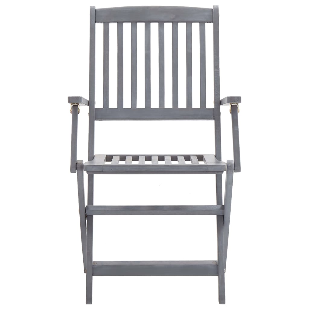 Tuinstoelen 6 st inklapbaar met kussens massief acaciahout is nu te koop bij PeponiXL, paradijselijk wonen!