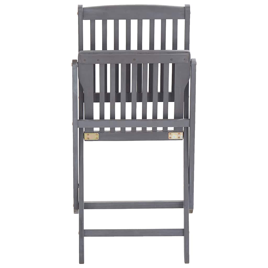 Tuinstoelen 6 st inklapbaar met kussens massief acaciahout is nu te koop bij PeponiXL, paradijselijk wonen!