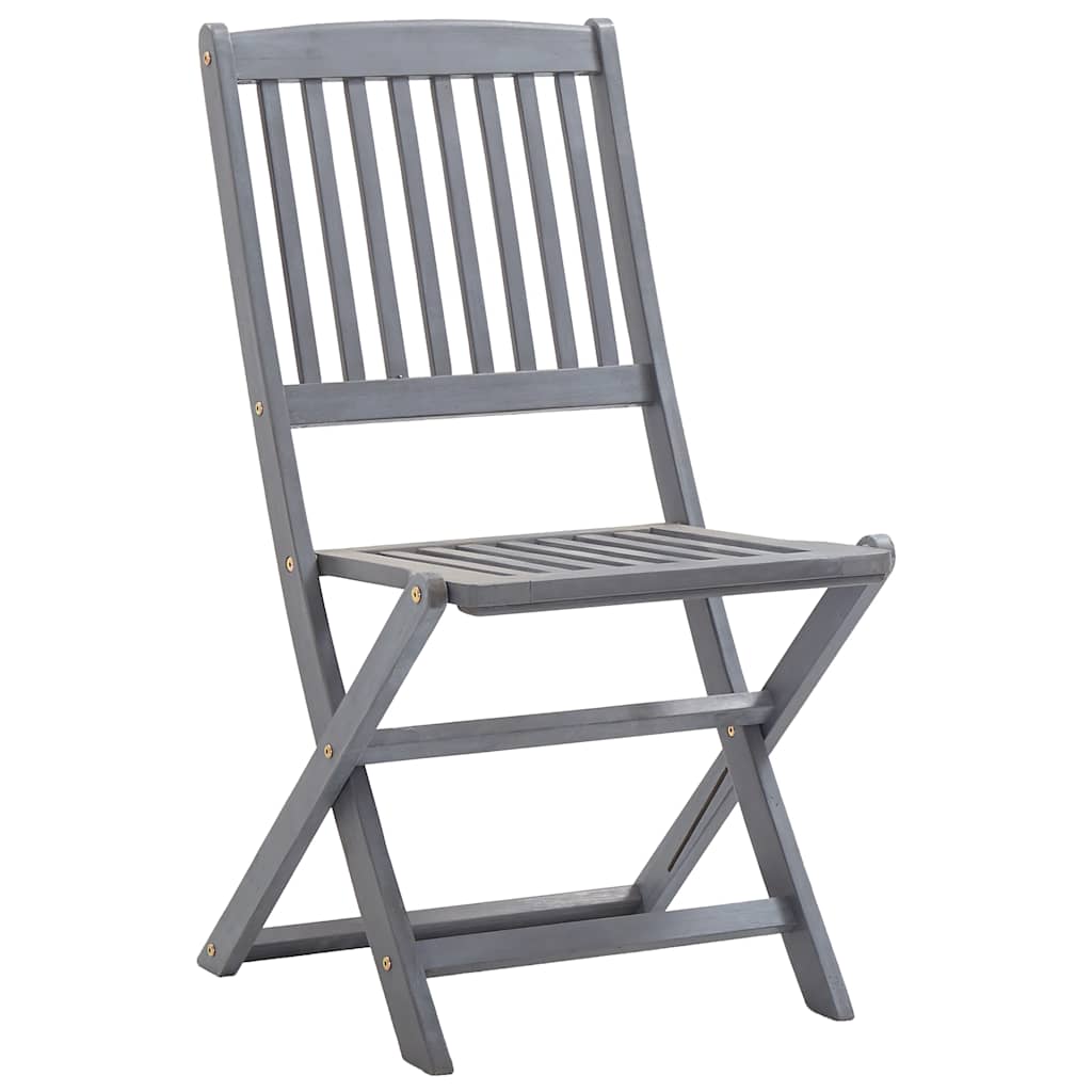 Tuinstoelen 6 st inklapbaar met kussens massief acaciahout is nu te koop bij PeponiXL, paradijselijk wonen!