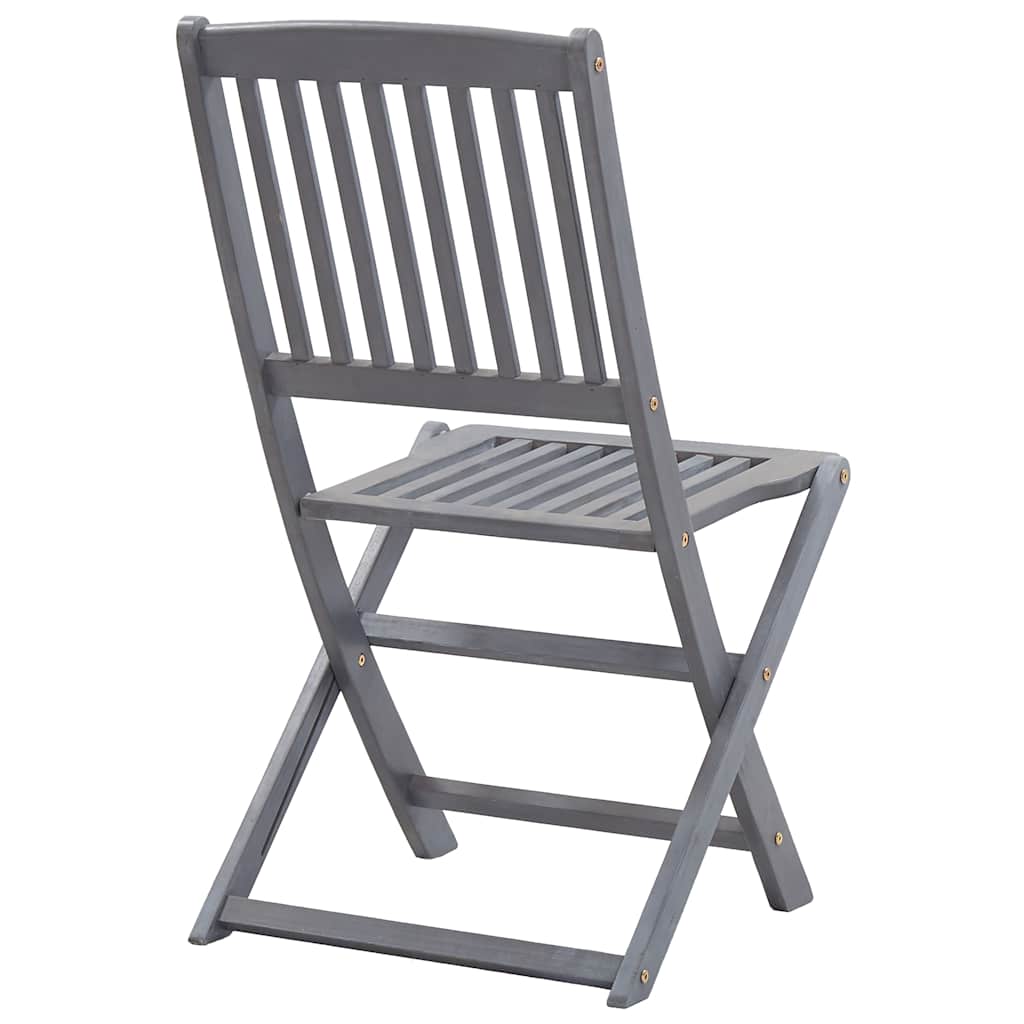 Tuinstoelen 6 st inklapbaar met kussens massief acaciahout is nu te koop bij PeponiXL, paradijselijk wonen!