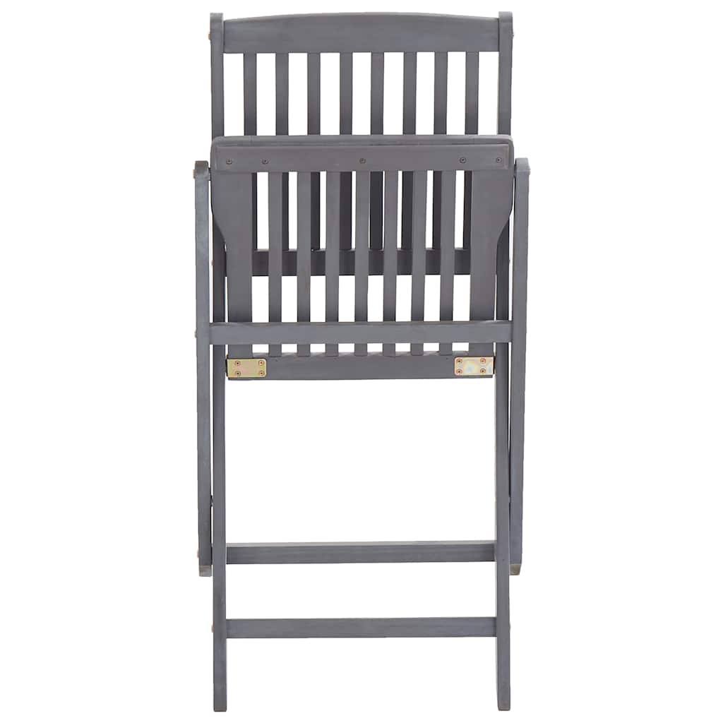 Tuinstoelen 6 st inklapbaar met kussens massief acaciahout is nu te koop bij PeponiXL, paradijselijk wonen!