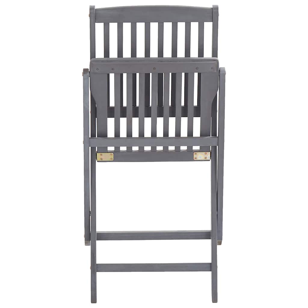 Tuinstoelen 6 st inklapbaar met kussens massief acaciahout is nu te koop bij PeponiXL, paradijselijk wonen!