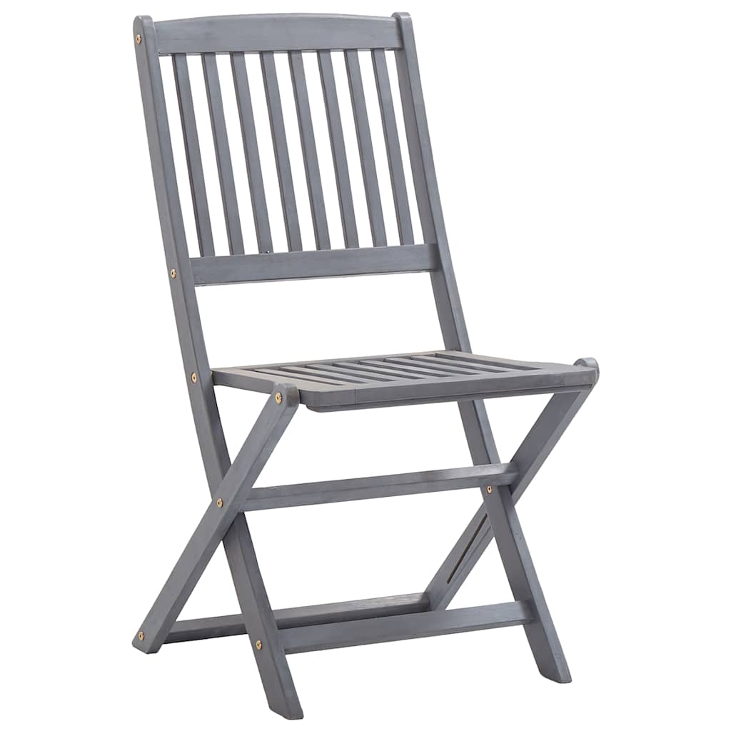 Tuinstoelen 6 st inklapbaar met kussens massief acaciahout is nu te koop bij PeponiXL, paradijselijk wonen!