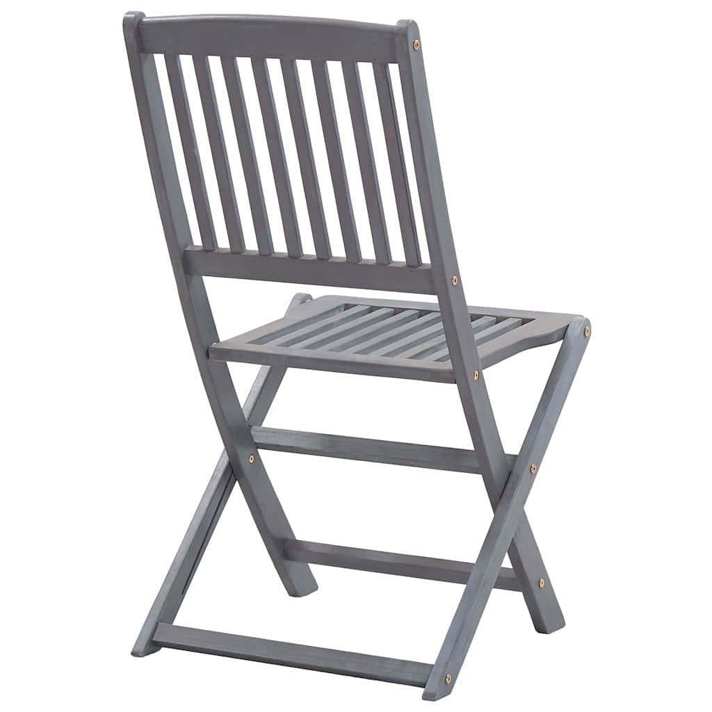 Tuinstoelen 6 st inklapbaar met kussens massief acaciahout is nu te koop bij PeponiXL, paradijselijk wonen!