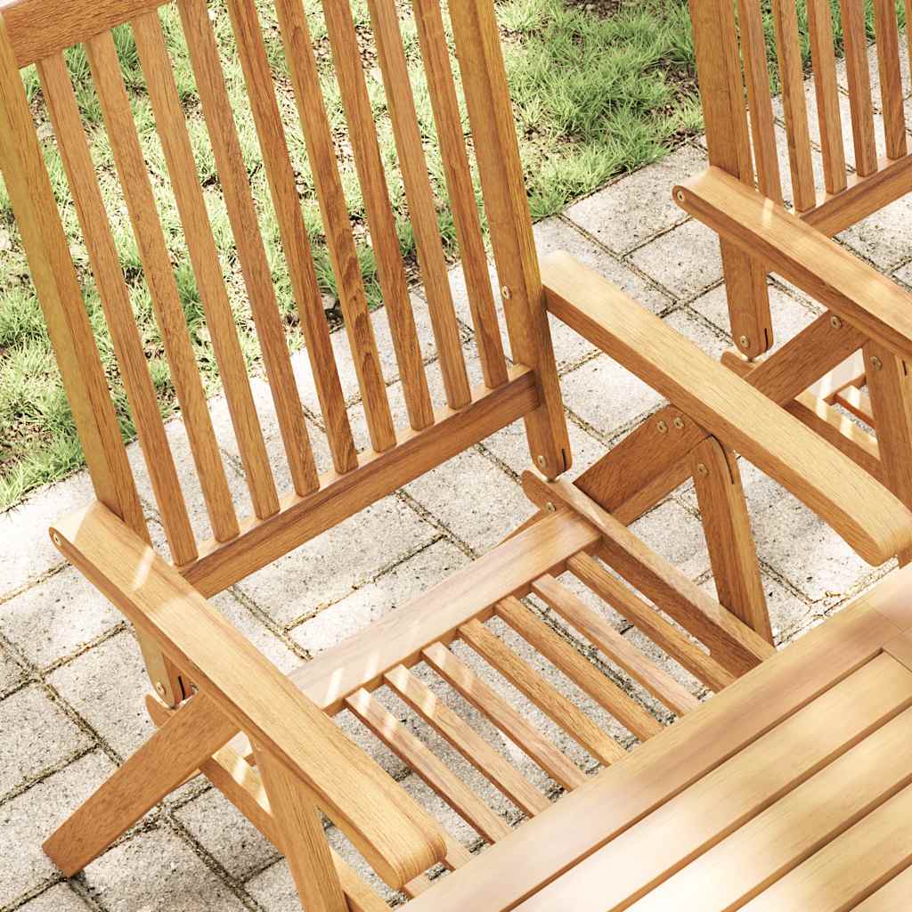Tuinstoelen 6 st inklapbaar massief acaciahout is nu te koop bij PeponiXL, paradijselijk wonen!