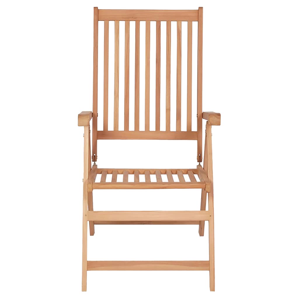 Tuinstoelen 6 st verstelbaar massief teakhout is nu te koop bij PeponiXL, paradijselijk wonen!