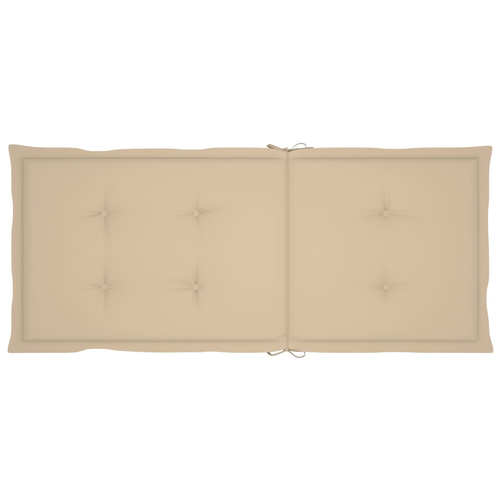Tuinstoelen 4 st met beige kussens massief teakhout is nu te koop bij PeponiXL, paradijselijk wonen!