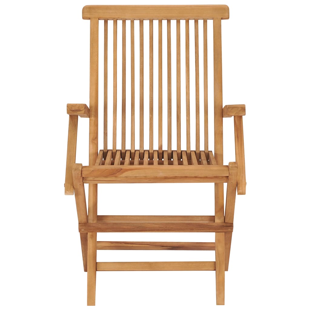 Tuinstoelen 4 st met crèmewitte kussens massief teakhout is nu te koop bij PeponiXL, paradijselijk wonen!