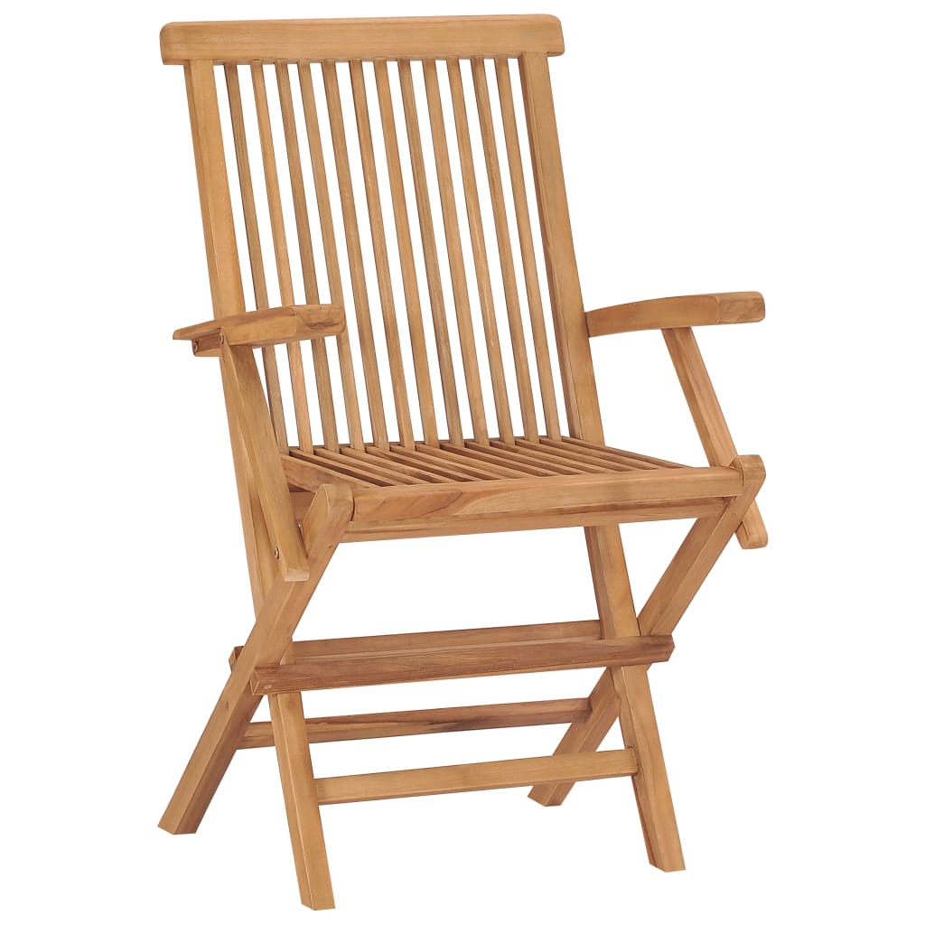 Tuinstoelen 4 st met lichtblauwe kussens massief teakhout is nu te koop bij PeponiXL, paradijselijk wonen!