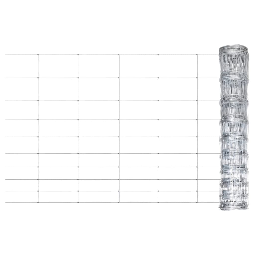 Hek 50x1,5 m gegalvaniseerd staal zilverkleurig is nu te koop bij PeponiXL, paradijselijk wonen!