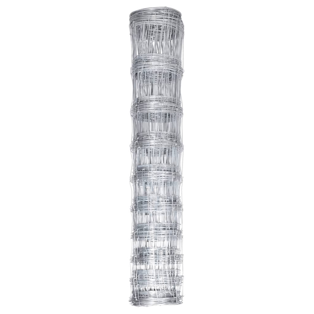 Hek 50x1,5 m gegalvaniseerd staal zilverkleurig is nu te koop bij PeponiXL, paradijselijk wonen!
