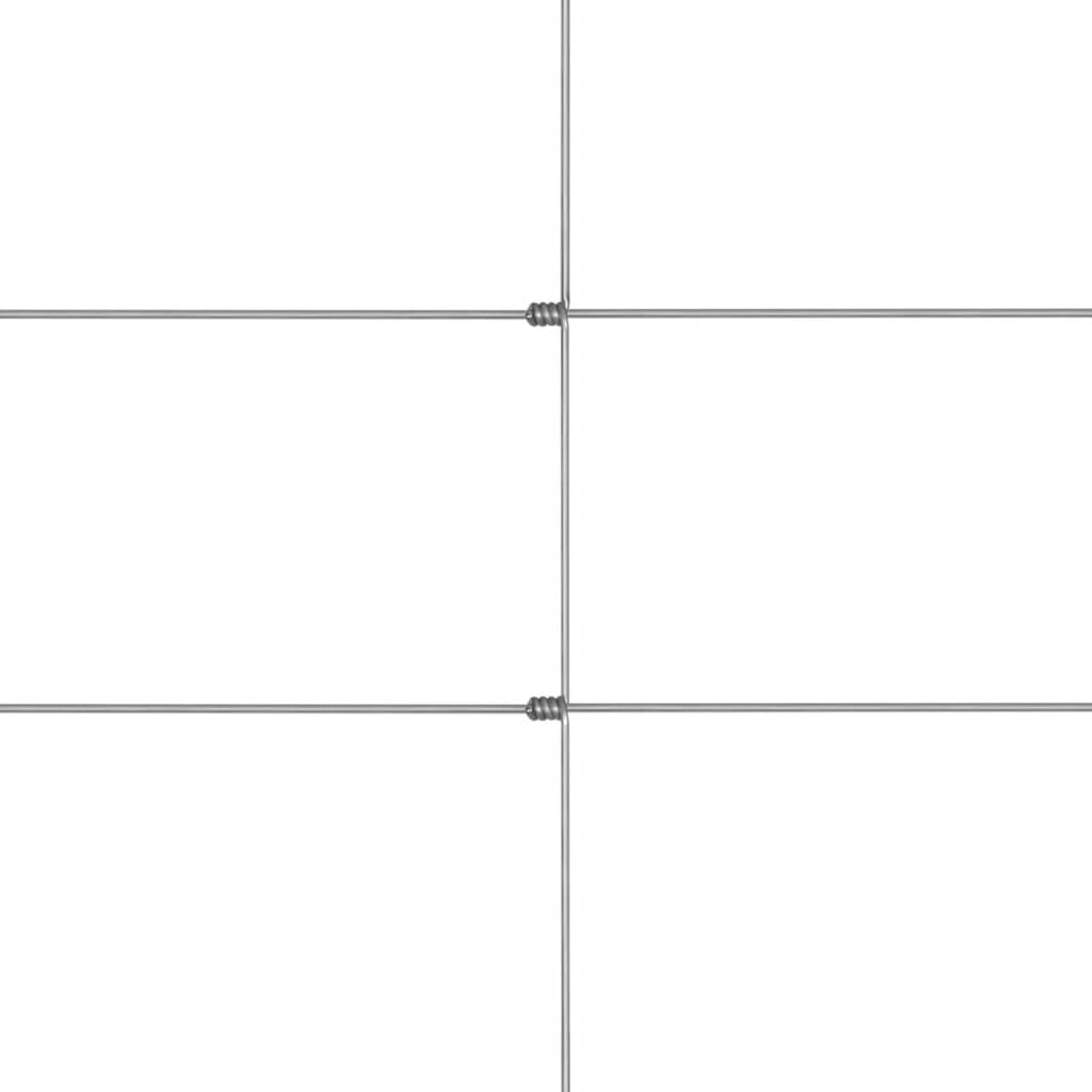 Hek 50x1,5 m gegalvaniseerd staal zilverkleurig is nu te koop bij PeponiXL, paradijselijk wonen!