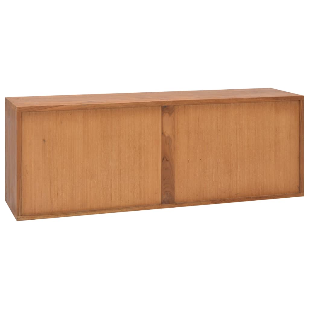 Tv-meubel 110x30x40 cm massief teakhout is nu te koop bij PeponiXL, paradijselijk wonen!