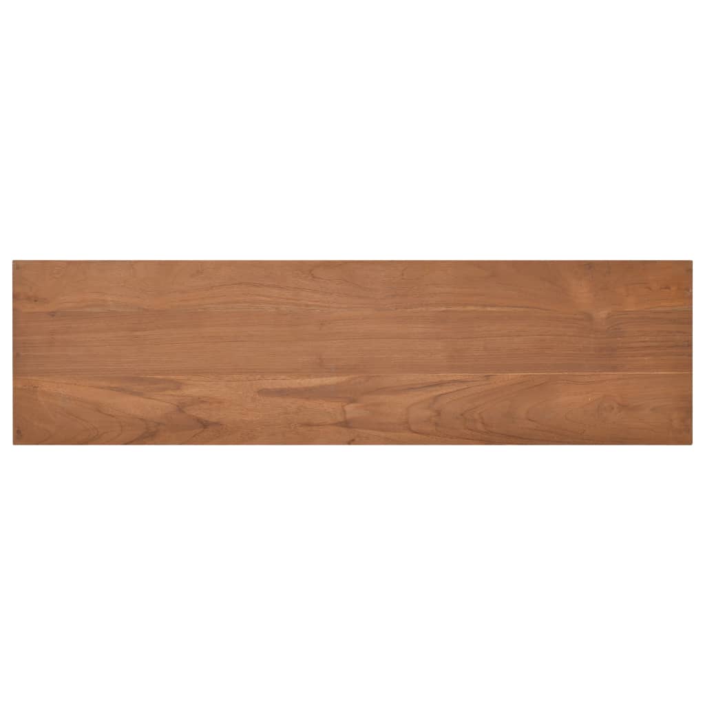 Tv-meubel 110x30x40 cm massief teakhout is nu te koop bij PeponiXL, paradijselijk wonen!
