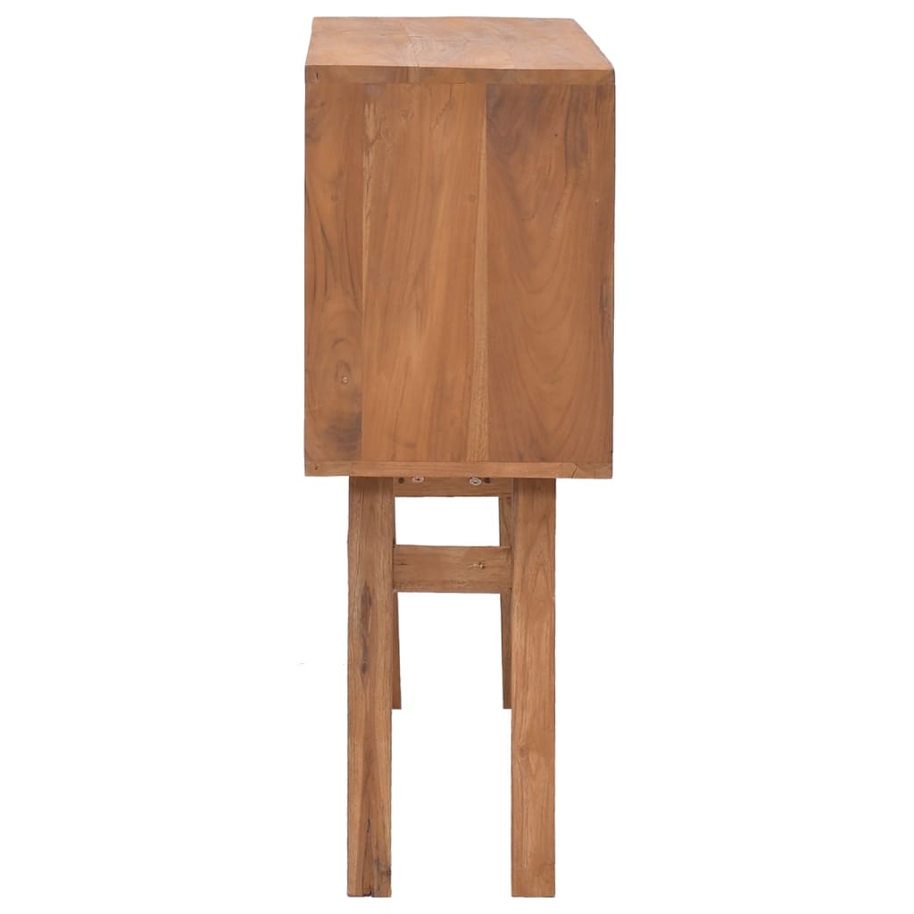 Wandtafel 80x30x80 cm massief teakhout is nu te koop bij PeponiXL, paradijselijk wonen!