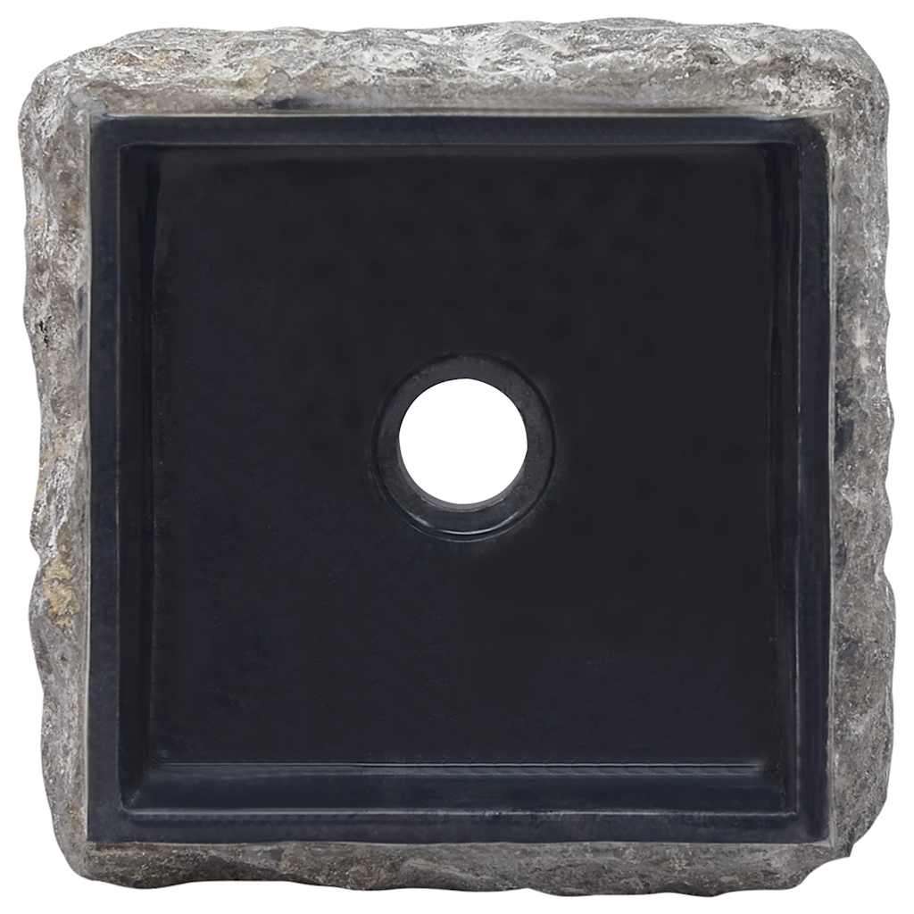 Gootsteen 30x30x13 cm marmer zwart is nu te koop bij PeponiXL, paradijselijk wonen!