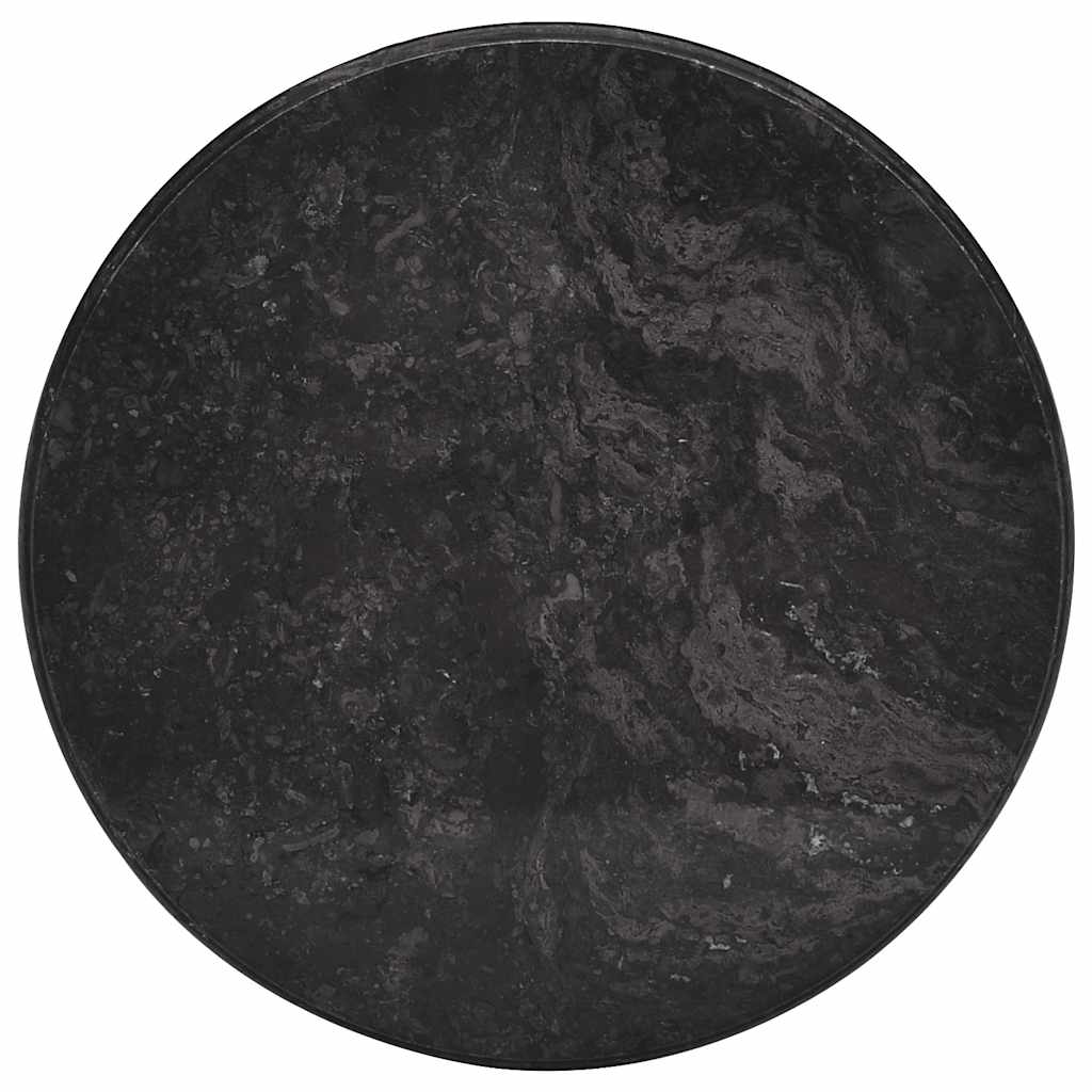 Tafelblad Ø50x2,5 cm marmer zwart is nu te koop bij PeponiXL, paradijselijk wonen!