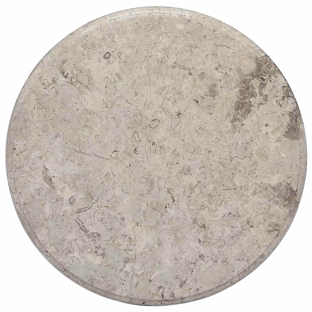 Tafelblad Ø50x2,5 cm marmer grijs is nu te koop bij PeponiXL, paradijselijk wonen!