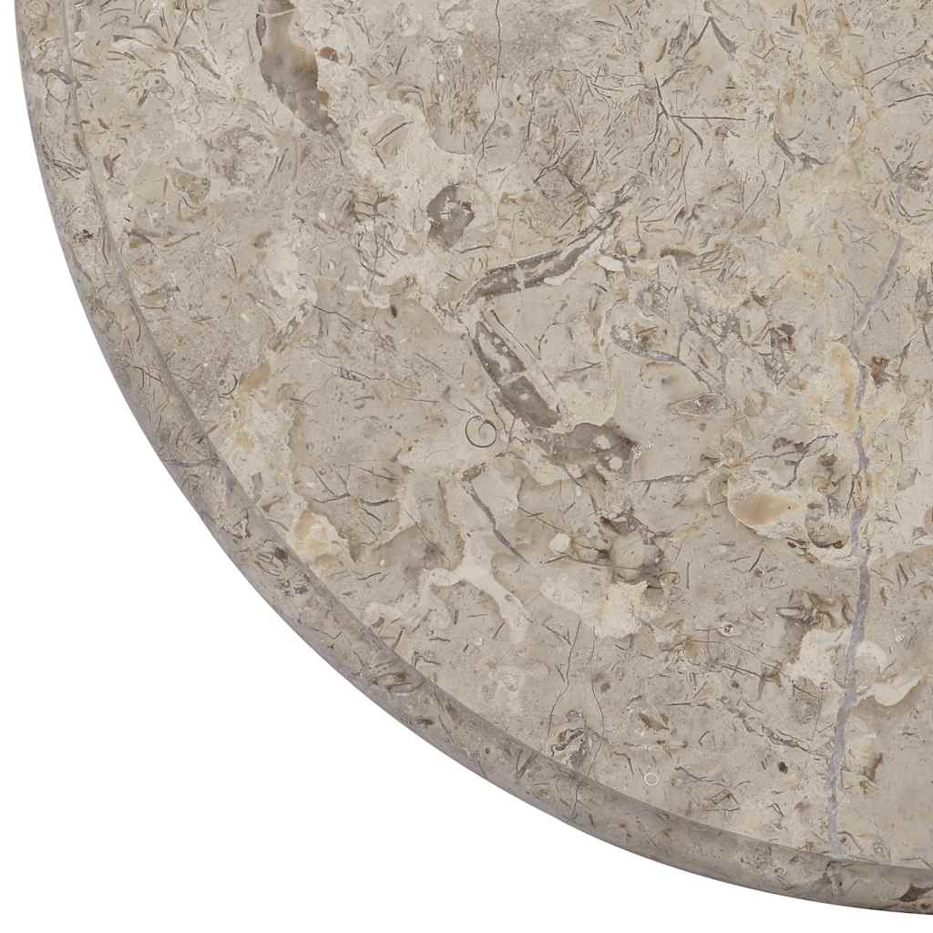 Tafelblad Ø50x2,5 cm marmer grijs is nu te koop bij PeponiXL, paradijselijk wonen!
