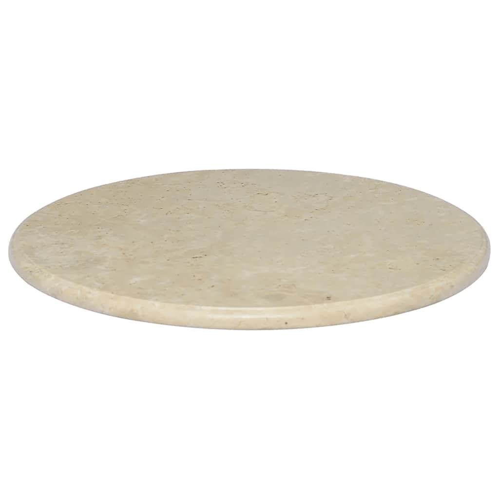 Tafelblad Ø60x2,5 cm marmer crèmekleurig is nu te koop bij PeponiXL, paradijselijk wonen!