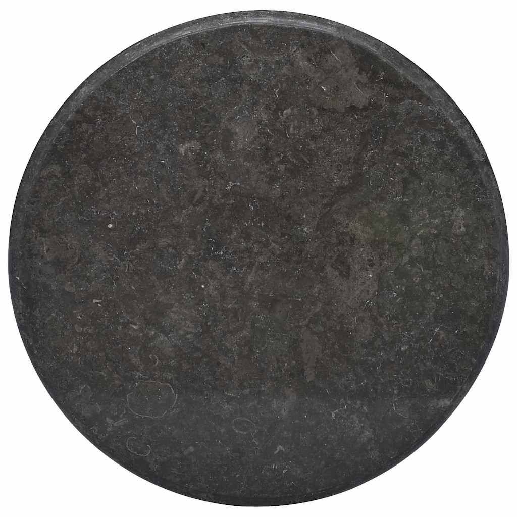 Tafelblad Ø60x2,5 cm marmer zwart is nu te koop bij PeponiXL, paradijselijk wonen!