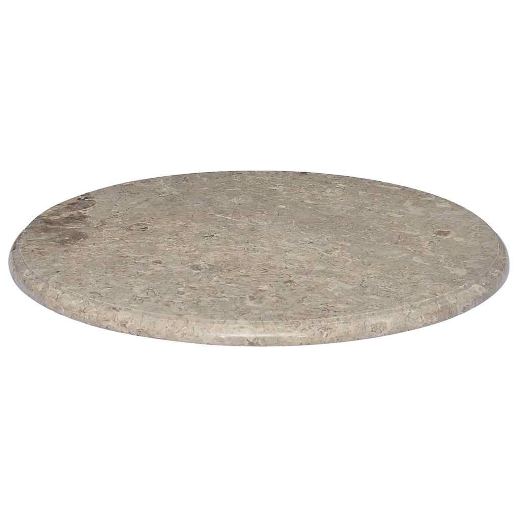 Tafelblad Ø60x2,5 cm marmer grijs is nu te koop bij PeponiXL, paradijselijk wonen!
