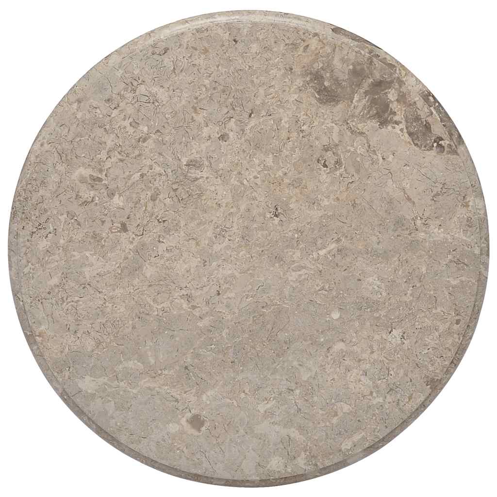 Tafelblad Ø60x2,5 cm marmer grijs is nu te koop bij PeponiXL, paradijselijk wonen!