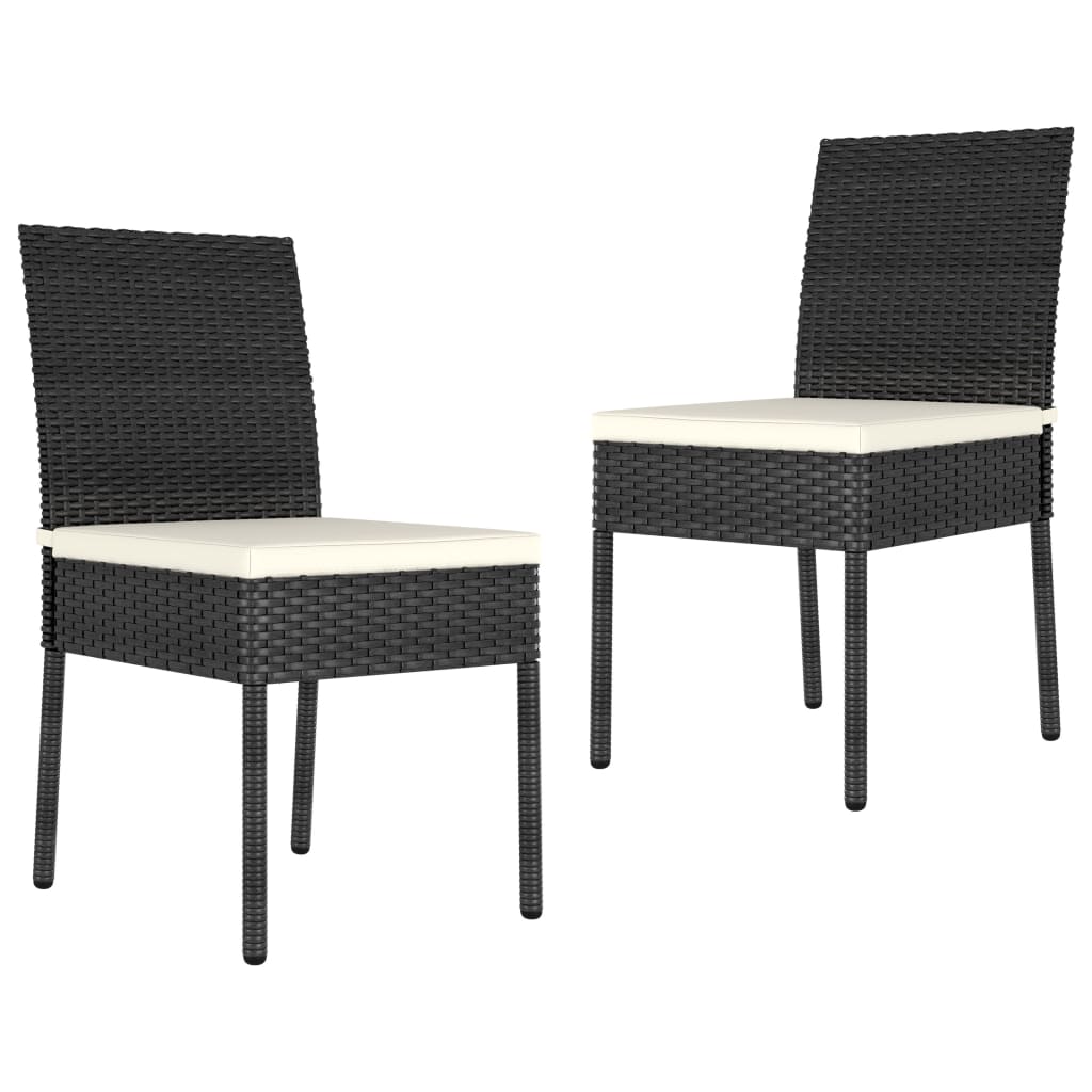 3-delige Tuinset poly rattan zwart is nu te koop bij PeponiXL, paradijselijk wonen!