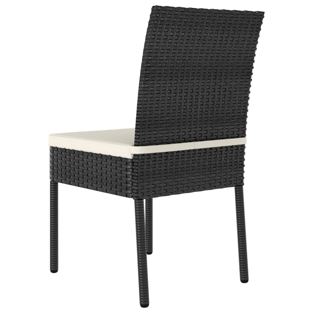 3-delige Tuinset poly rattan zwart is nu te koop bij PeponiXL, paradijselijk wonen!