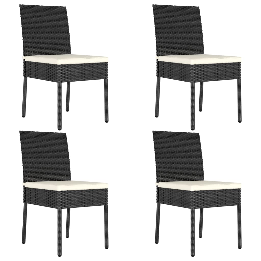 5-delige Tuinset poly rattan zwart is nu te koop bij PeponiXL, paradijselijk wonen!