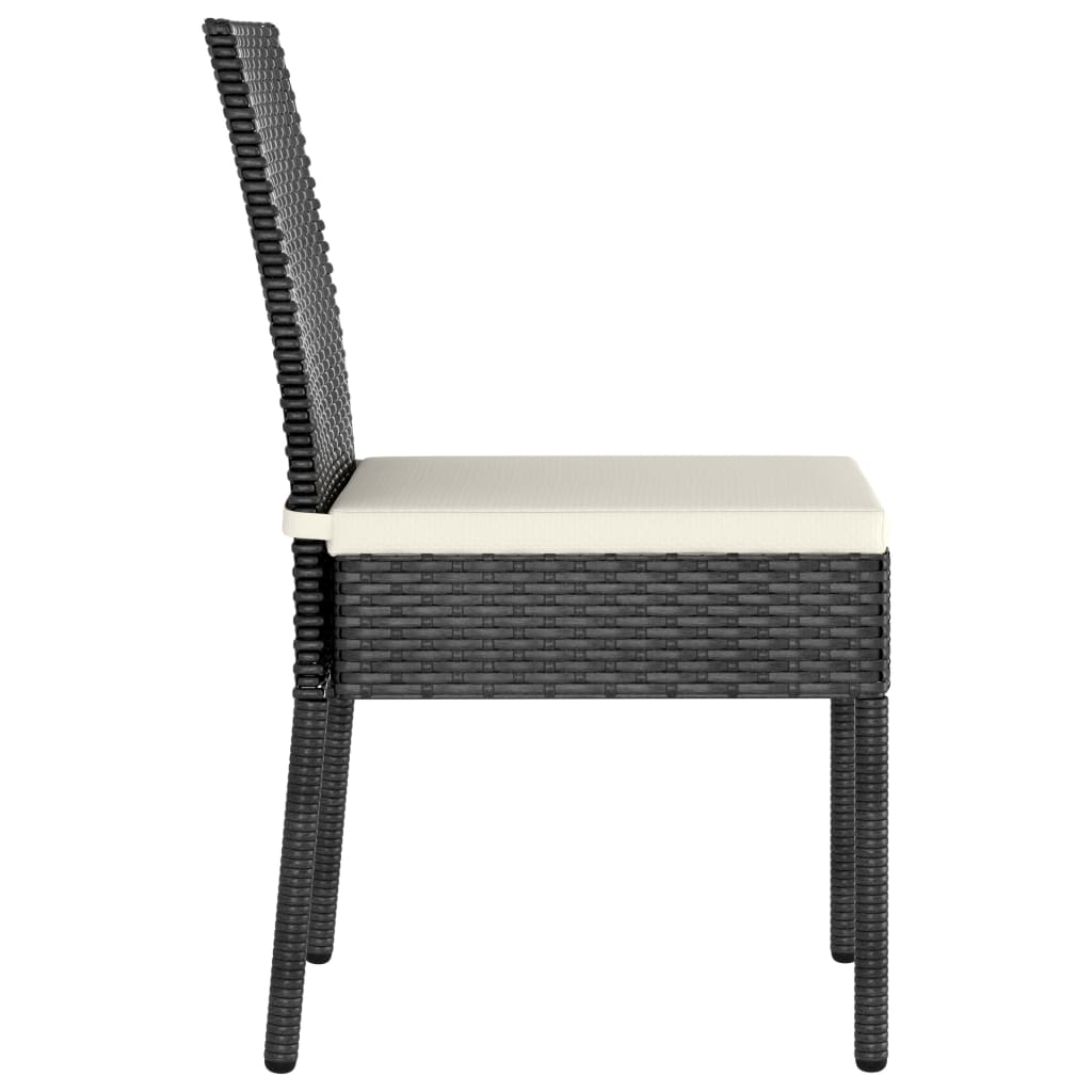 5-delige Tuinset poly rattan zwart is nu te koop bij PeponiXL, paradijselijk wonen!