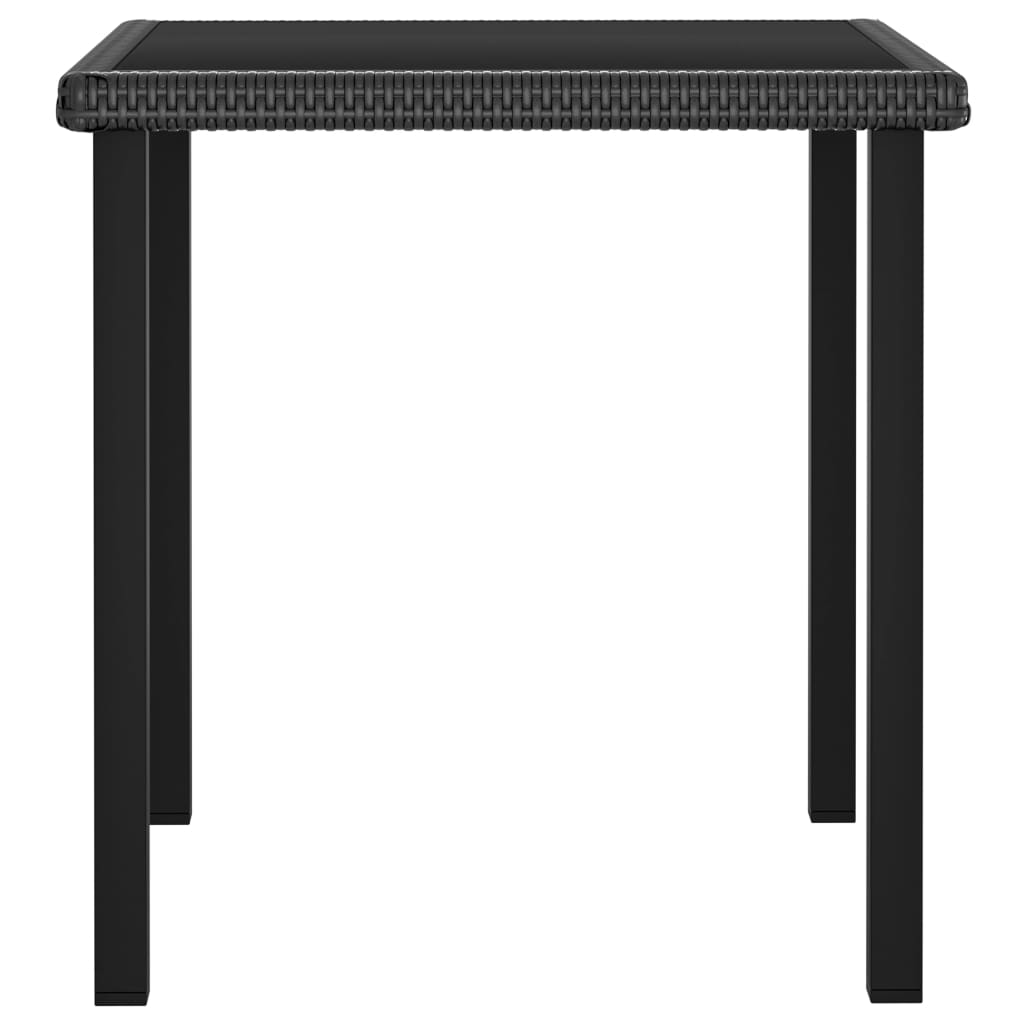 3-delige Tuinset poly rattan zwart is nu te koop bij PeponiXL, paradijselijk wonen!