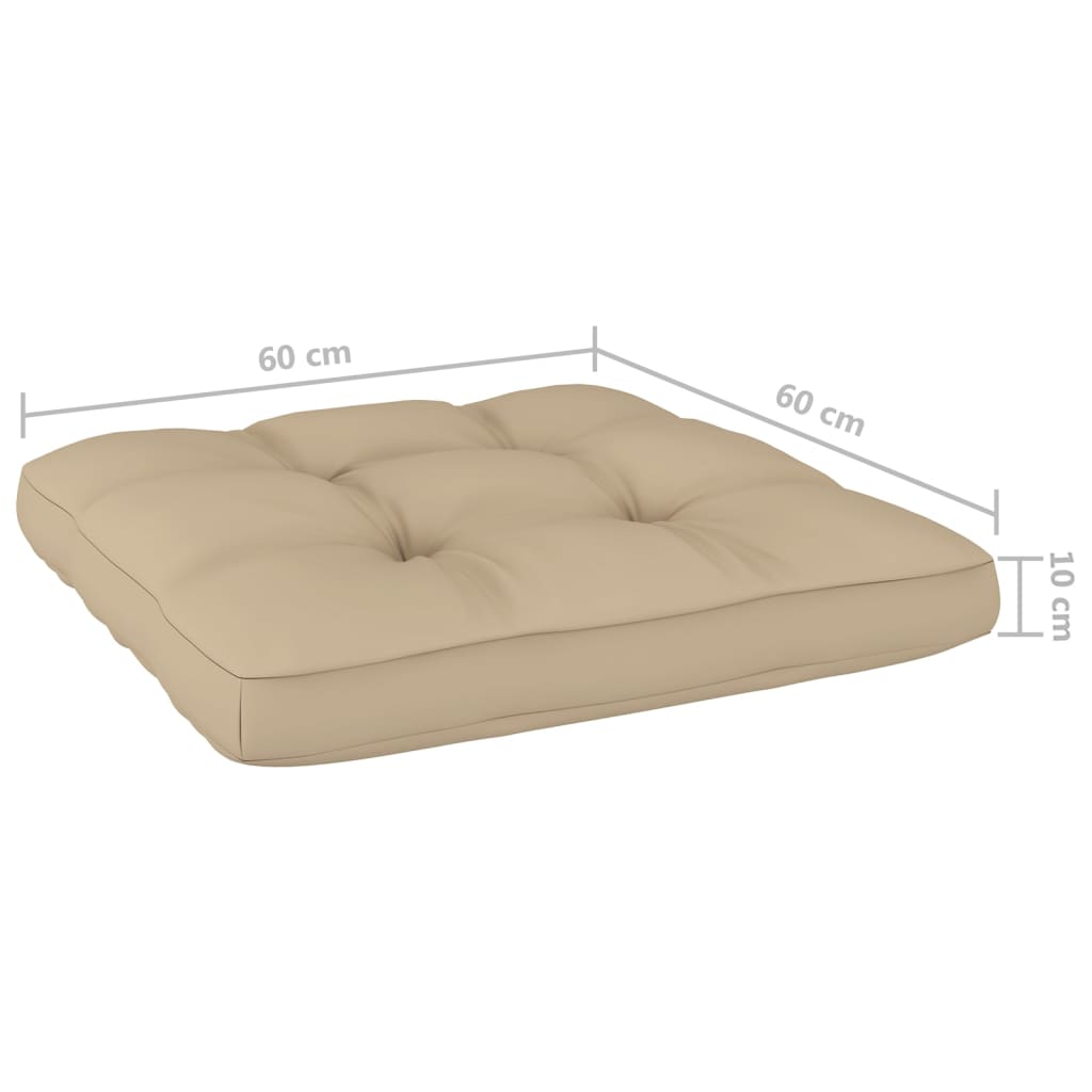 Tuinstoel met beige kussens geïmpregneerd grenenhout is nu te koop bij PeponiXL, paradijselijk wonen!