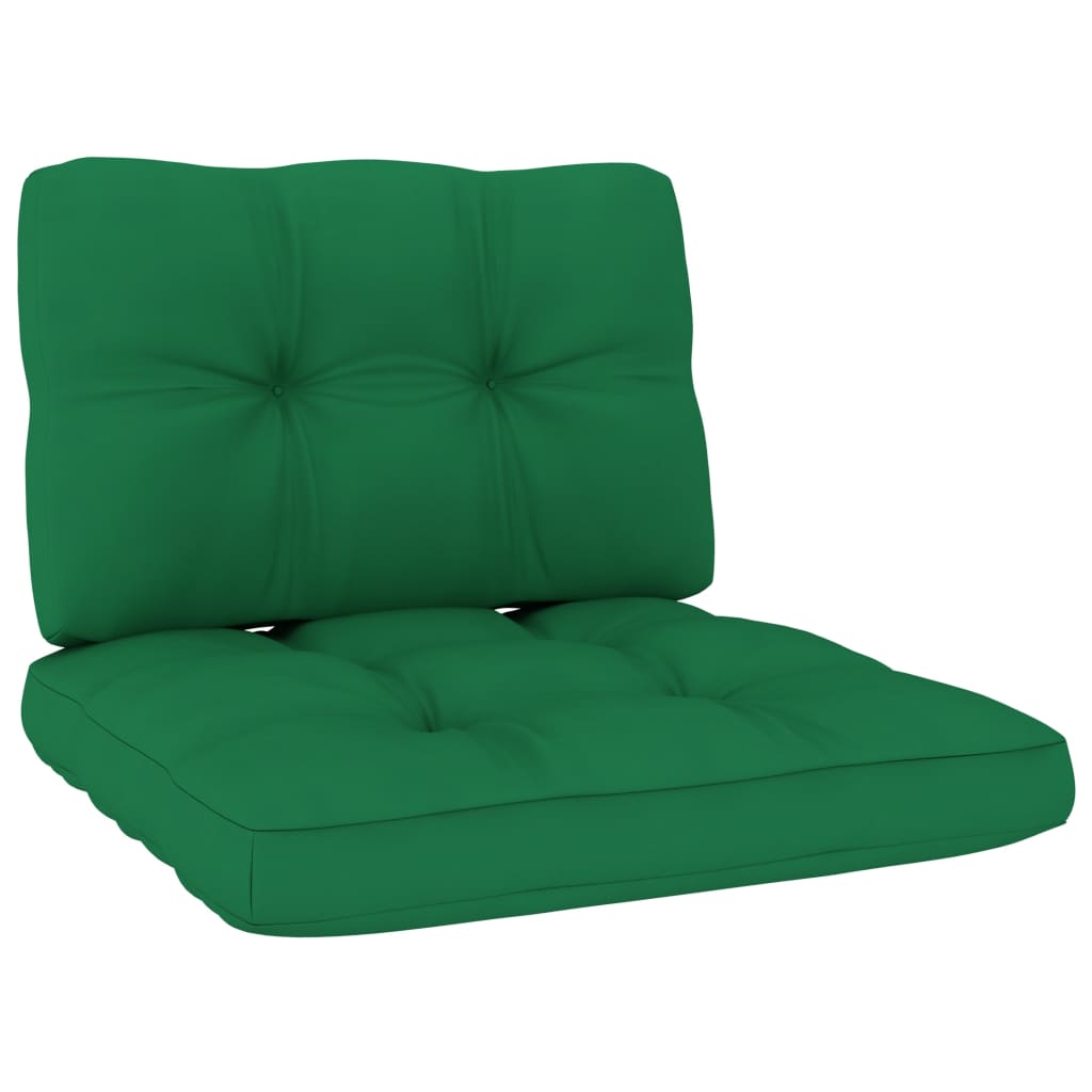 Tuinstoel met groene kussens geïmpregneerd grenenhout is nu te koop bij PeponiXL, paradijselijk wonen!