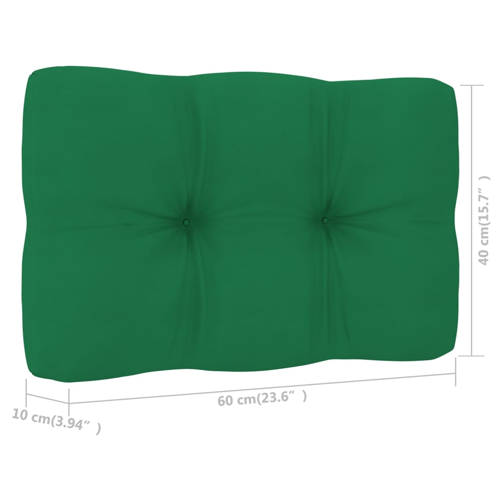 Tuinstoel met groene kussens geïmpregneerd grenenhout is nu te koop bij PeponiXL, paradijselijk wonen!