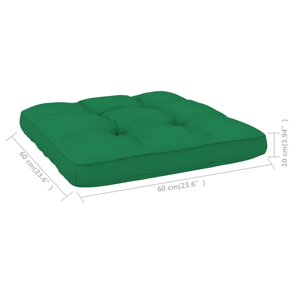 Tuinstoel met groene kussens geïmpregneerd grenenhout is nu te koop bij PeponiXL, paradijselijk wonen!