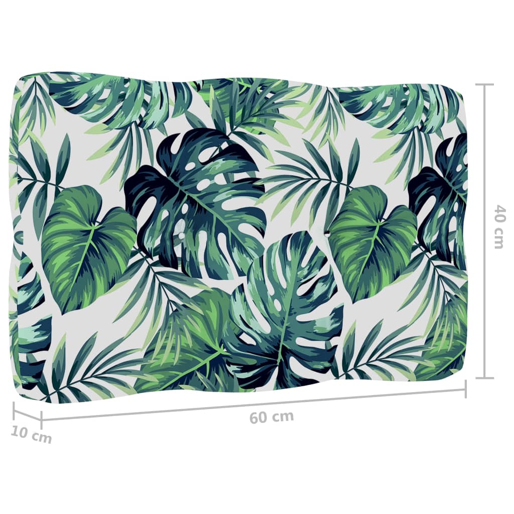 Tuinstoel met bladpatroon kussens geïmpregneerd grenenhout is nu te koop bij PeponiXL, paradijselijk wonen!