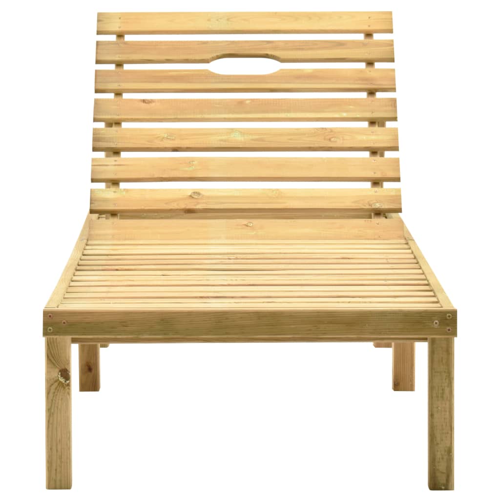 Ligbed met tafeltje en kussen geïmpregneerd grenenhout is nu te koop bij PeponiXL, paradijselijk wonen!