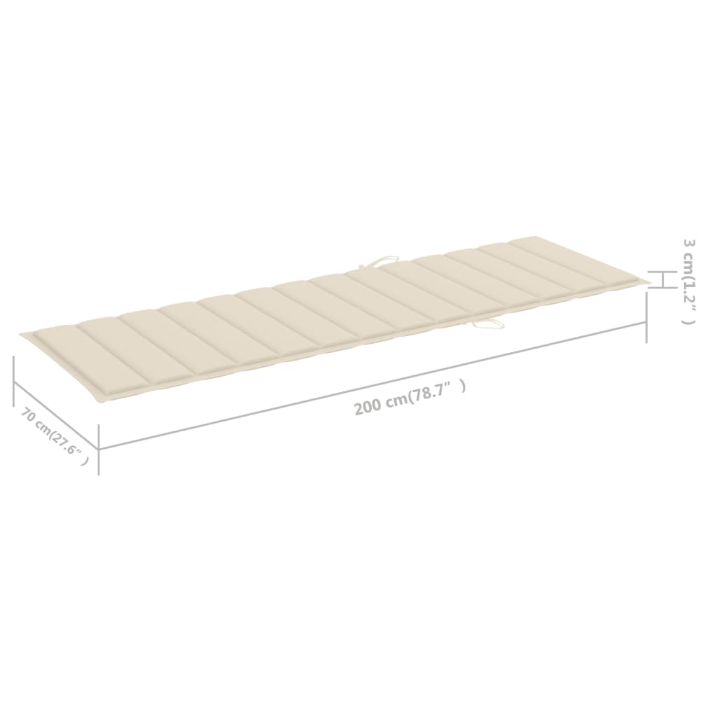 Ligbed tweepersoons met crème kussens geïmpregneerd grenenhout is nu te koop bij PeponiXL, paradijselijk wonen!