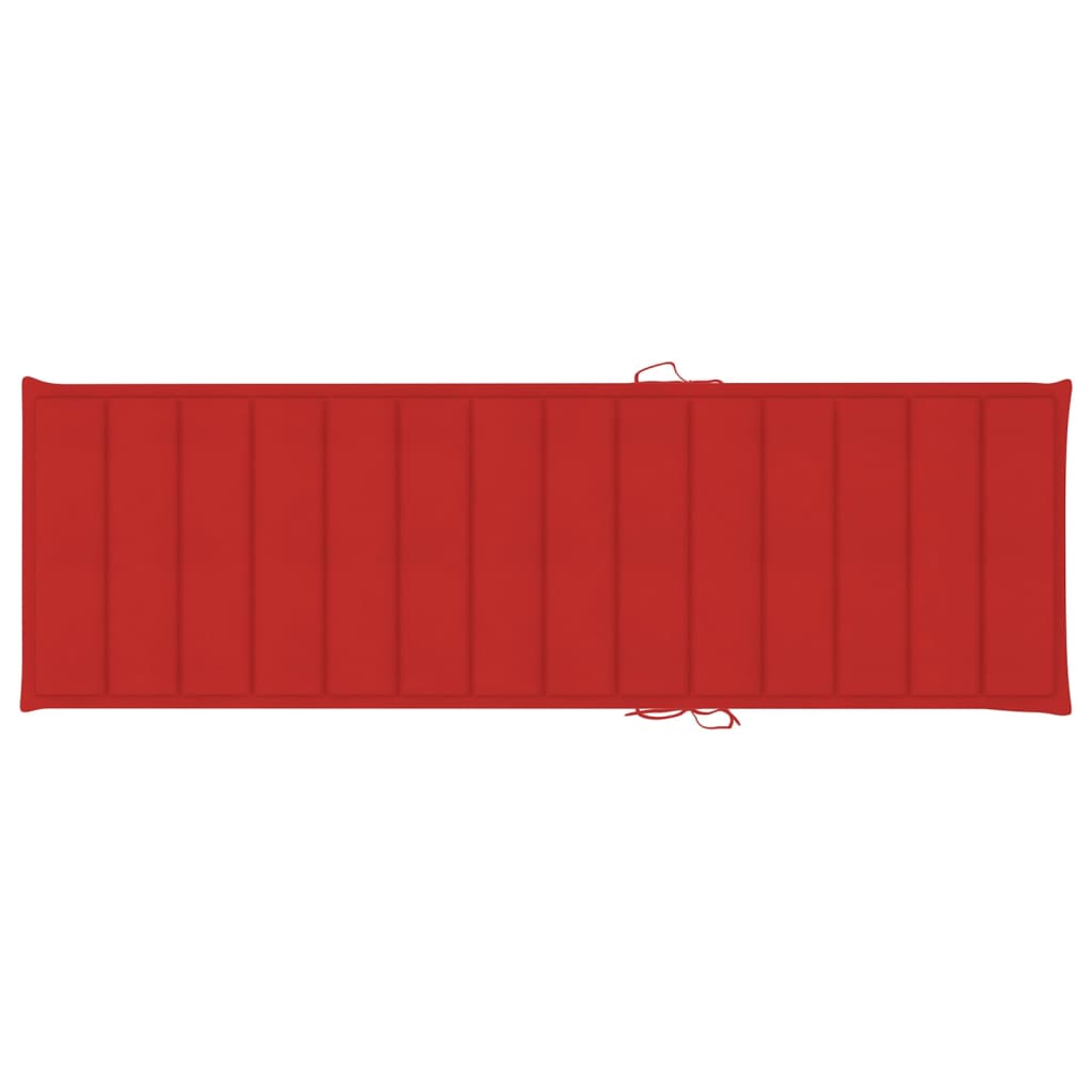 Ligbed tweepersoons met rode kussens geïmpregneerd grenenhout is nu te koop bij PeponiXL, paradijselijk wonen!