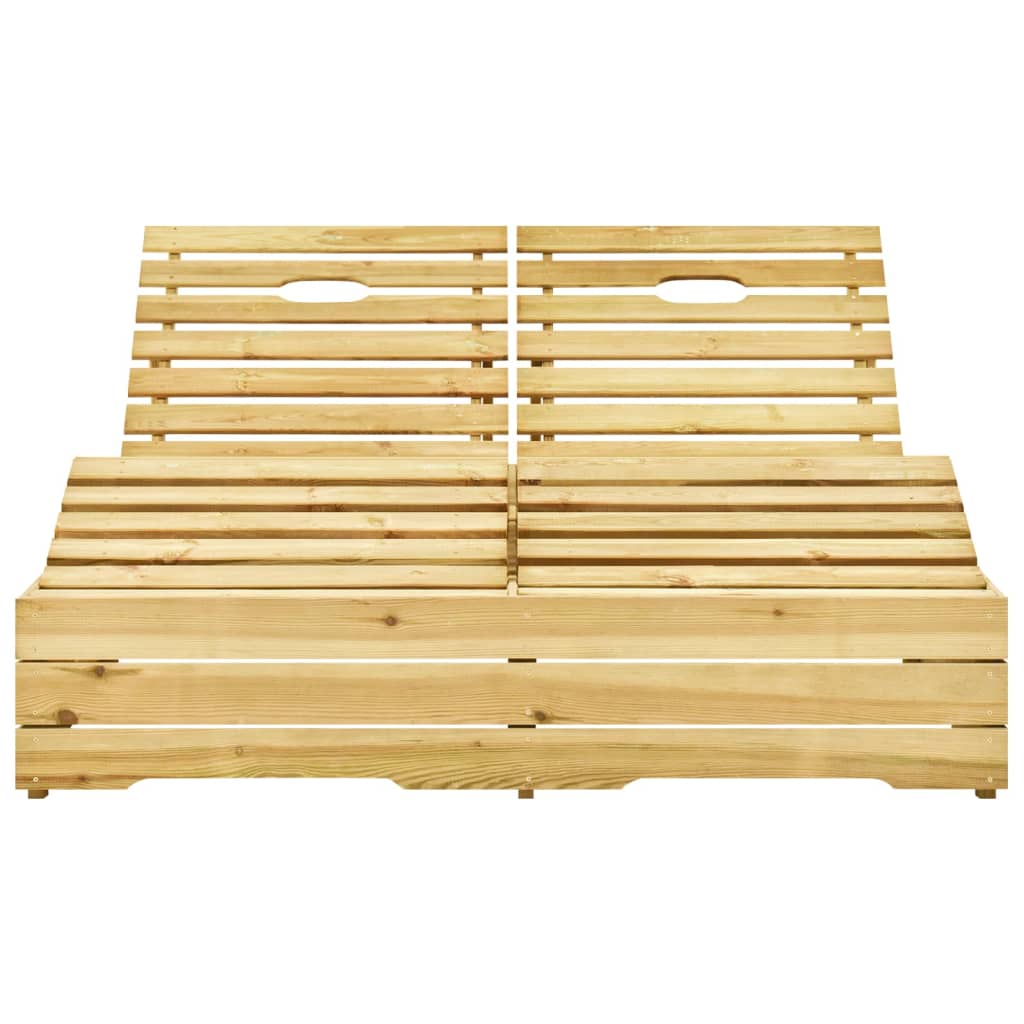 Ligbed tweepersoons met kussens geïmpregneerd grenenhout is nu te koop bij PeponiXL, paradijselijk wonen!