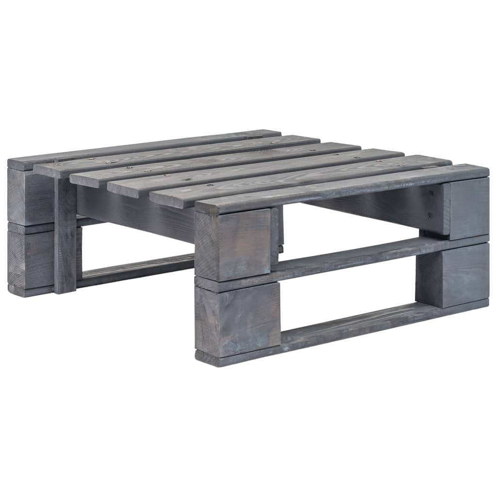 Tuinhocker pallet geïmpregneerd grenenhout grijs is nu te koop bij PeponiXL, paradijselijk wonen!
