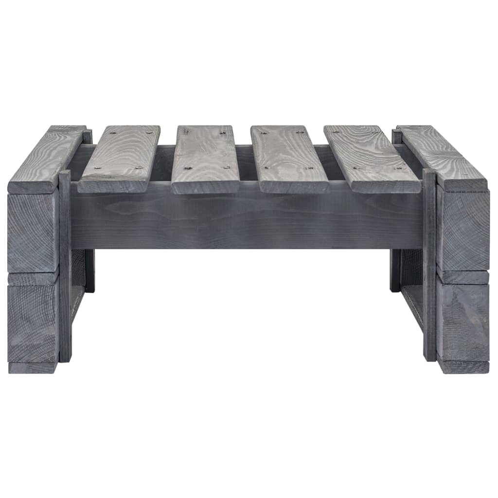 Tuinhocker pallet geïmpregneerd grenenhout grijs is nu te koop bij PeponiXL, paradijselijk wonen!