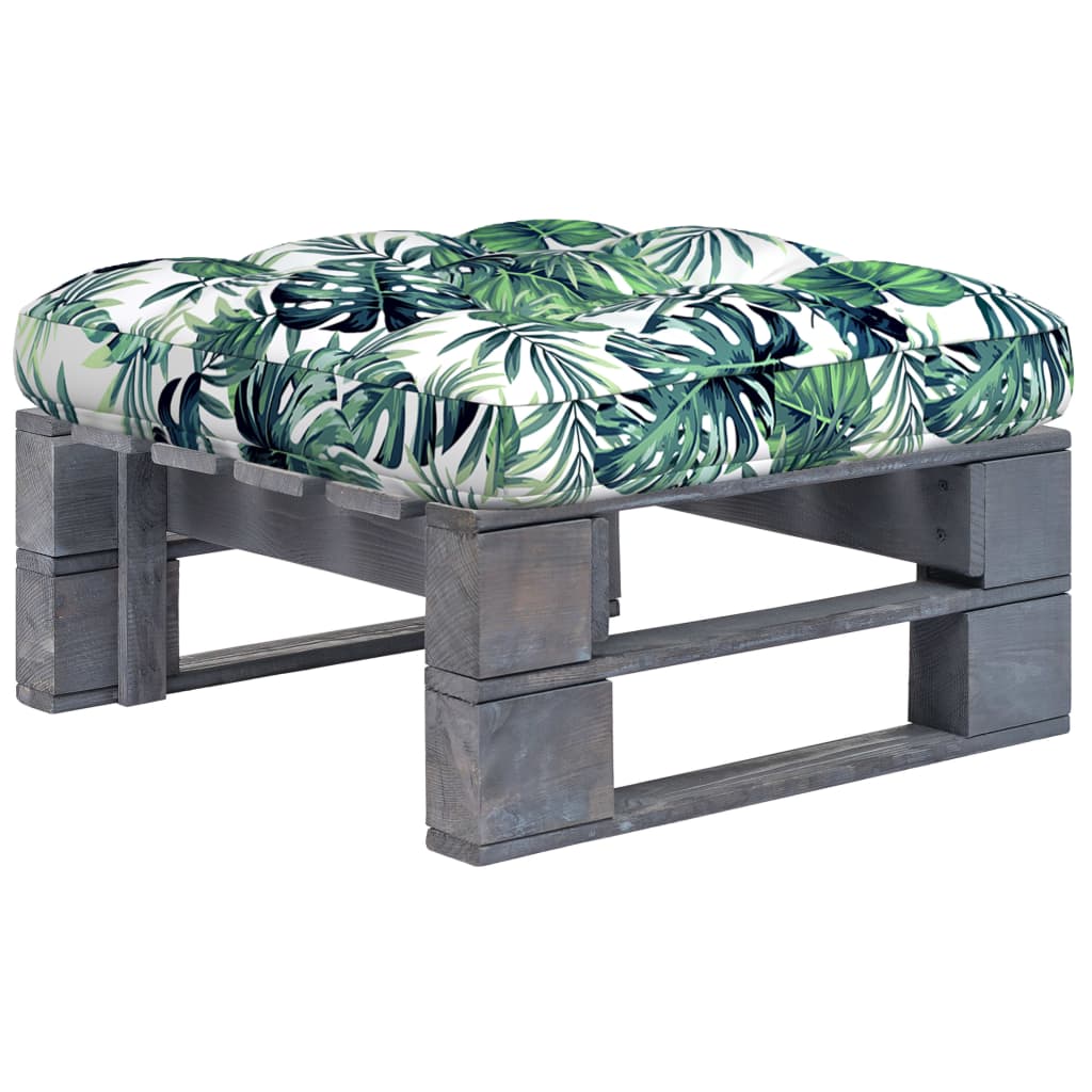 Tuinhocker pallet geïmpregneerd grenenhout grijs is nu te koop bij PeponiXL, paradijselijk wonen!
