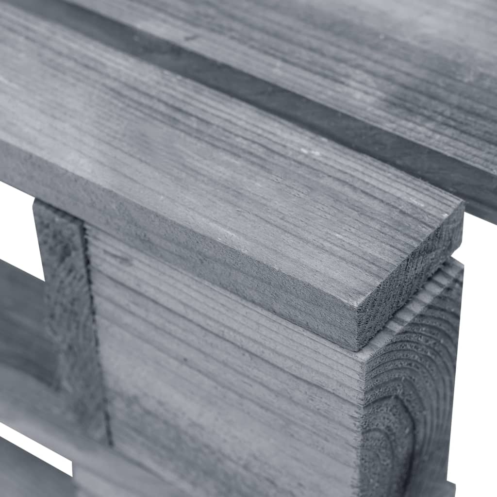 Tuinhocker pallet geïmpregneerd grenenhout grijs is nu te koop bij PeponiXL, paradijselijk wonen!
