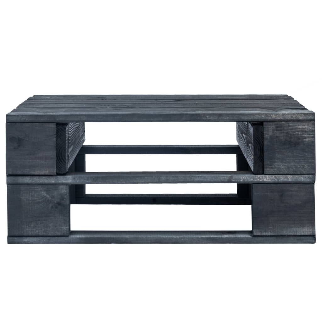 Tuinhocker pallet zwart geïmpregneerd grenenhout is nu te koop bij PeponiXL, paradijselijk wonen!