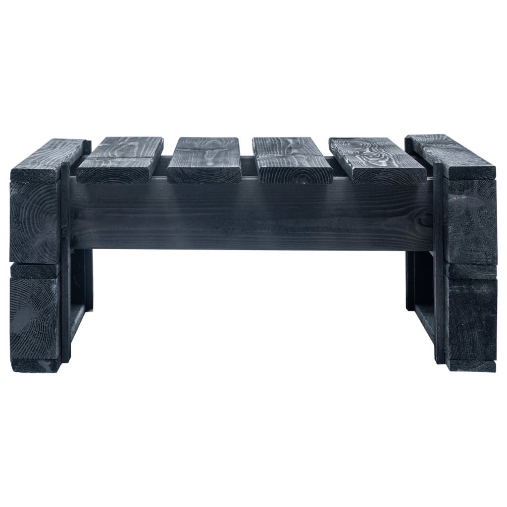 Tuinhocker pallet zwart geïmpregneerd grenenhout is nu te koop bij PeponiXL, paradijselijk wonen!