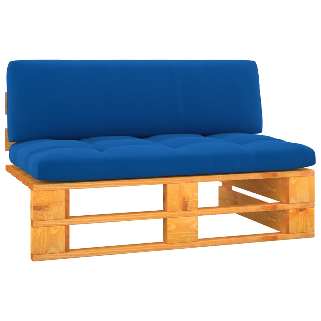 Tuinmiddenbank pallet honingbruin geïmpregneerd grenenhout is nu te koop bij PeponiXL, paradijselijk wonen!