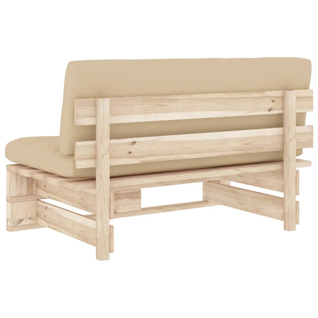 Tuinmiddenbank pallet geïmpregneerd grenenhout is nu te koop bij PeponiXL, paradijselijk wonen!